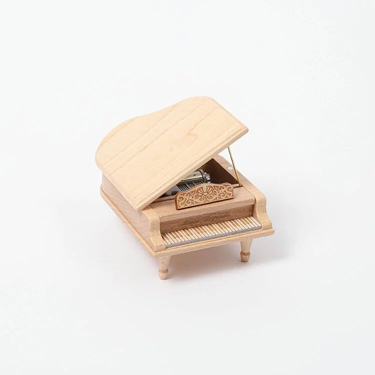 CAJITA MUSICAL WOODERFULLIFE- LIGHT GRAND PIANO 🎹❤️