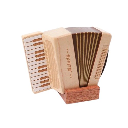 CAJITA MUSICAL WOODERFULLIFE- ACCORDION (ACORDEÓN)🎵❤️