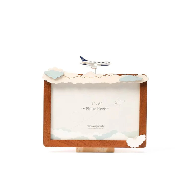 Cajita Musical Wooderfull Life - Swing Frame Music Box Airplane (Marco musical) ✈️🎶