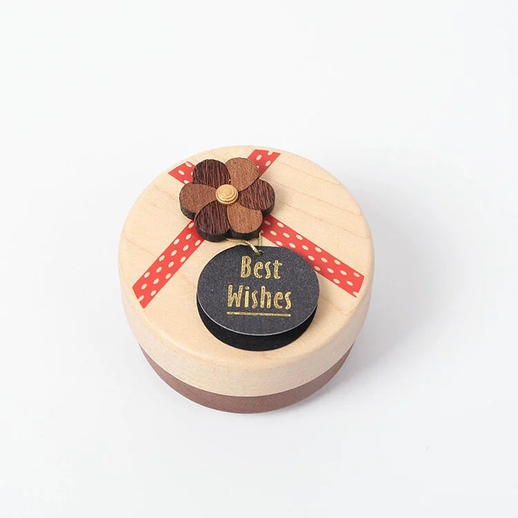 Cajita Musical Wooderfull Life - Gift Bow 🎀🎵 (mini caja musical)
