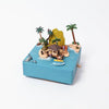 Cajita Musical Wooderfullife- Sunshine Island 🏄‍♀️🏝️🏄‍♂️ (Isla del surf)