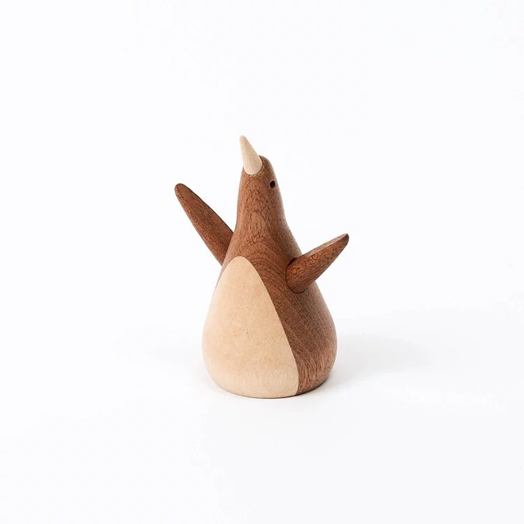 DECO Wooderful life– Penguin Ring Holder (porta-anillos de pingüino) 🐧❤️