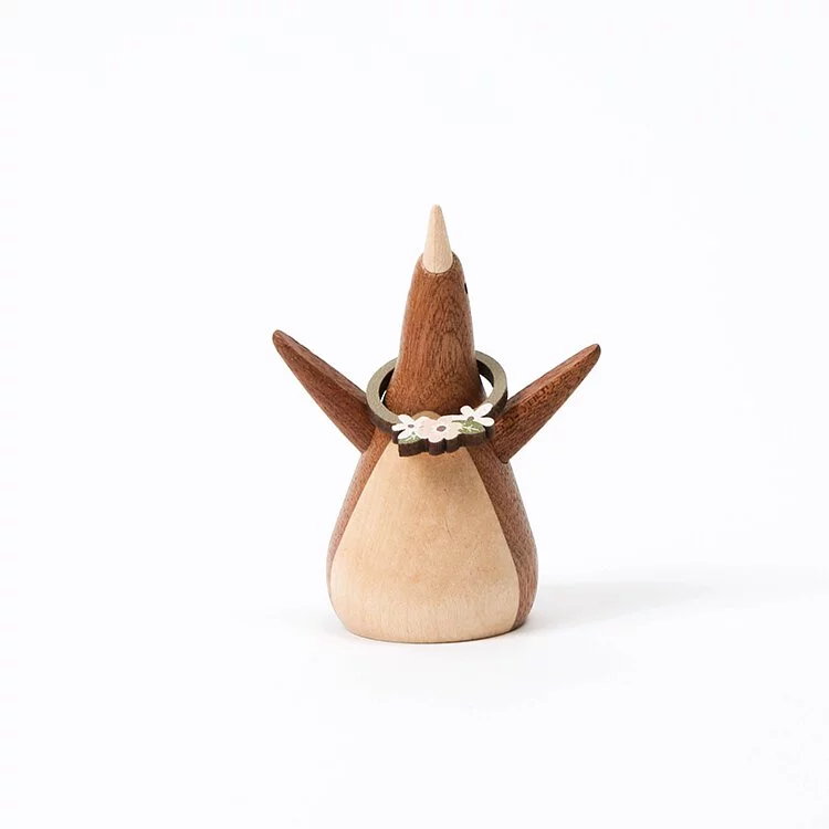 DECO Wooderful life– Penguin Ring Holder (porta-anillos de pingüino) 🐧❤️