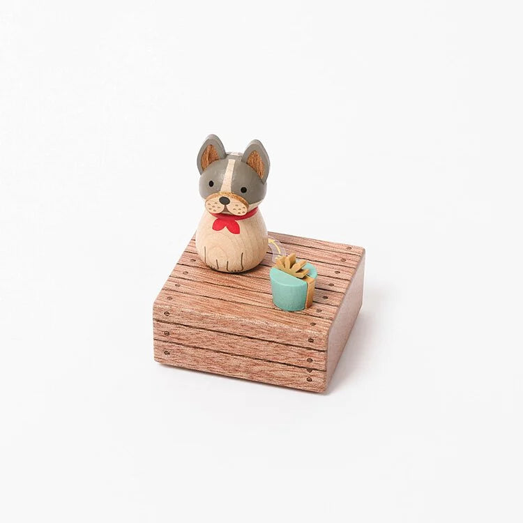 CAJITA MUSICAL WOODERFULLIFE- BULLDOG 🦴❤️🐶