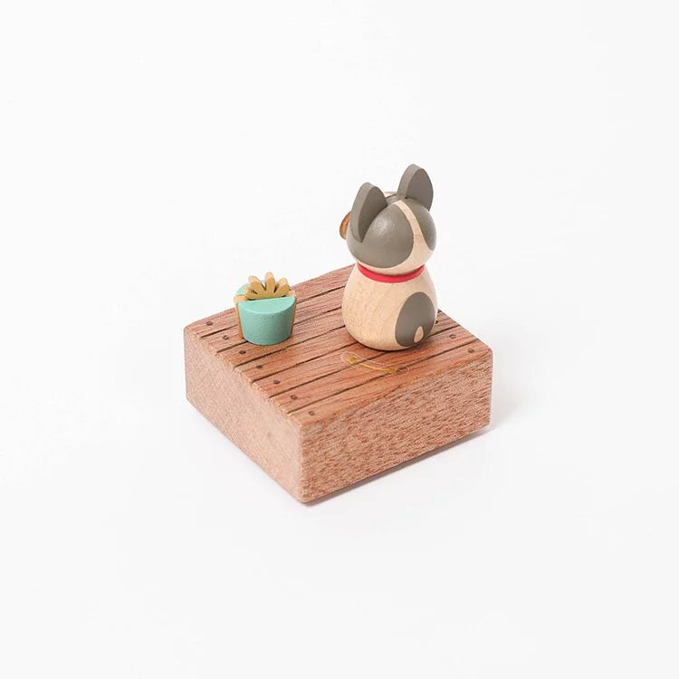 CAJITA MUSICAL WOODERFULLIFE- BULLDOG 🦴❤️🐶