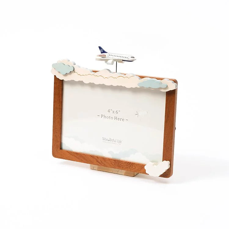 Cajita Musical Wooderfull Life - Swing Frame Music Box Airplane (Marco musical) ✈️🎶