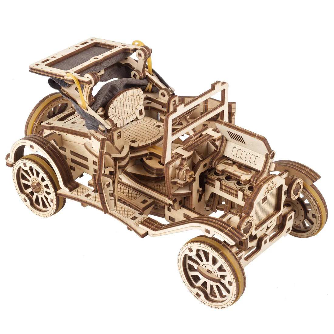 Puzle 3D de madera mecánico UGEARS- Automóvil Retro  (Retro Car UGR-T)🚗