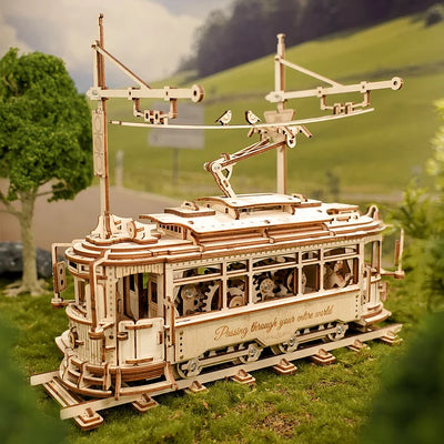 PUZZLE 3D MADERA ROBOTIME - CLASSIC CITY TRAN LK801 (TRANVÍA) 🚎