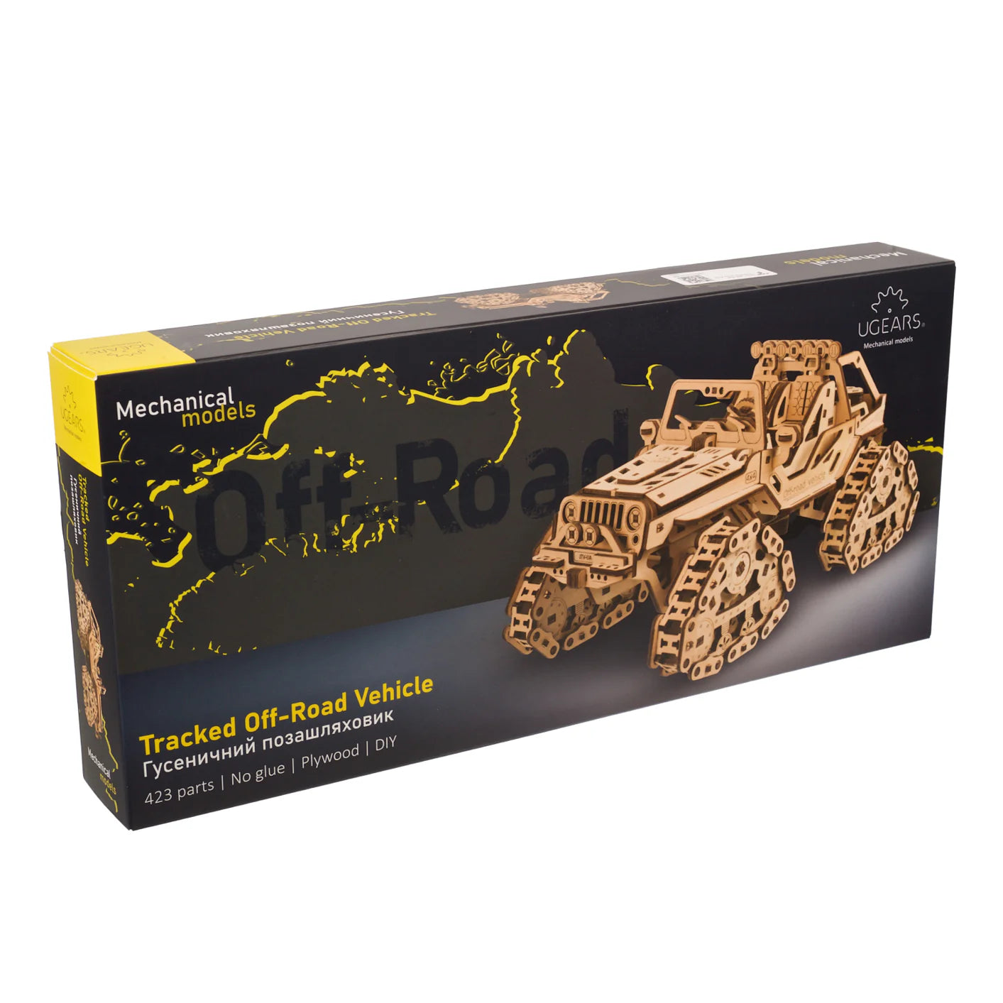 Puzle 3D de madera mecánico UGEARS - Vehiculo  TODO TERRENO Off Road (tracked off-Road)) 🚜