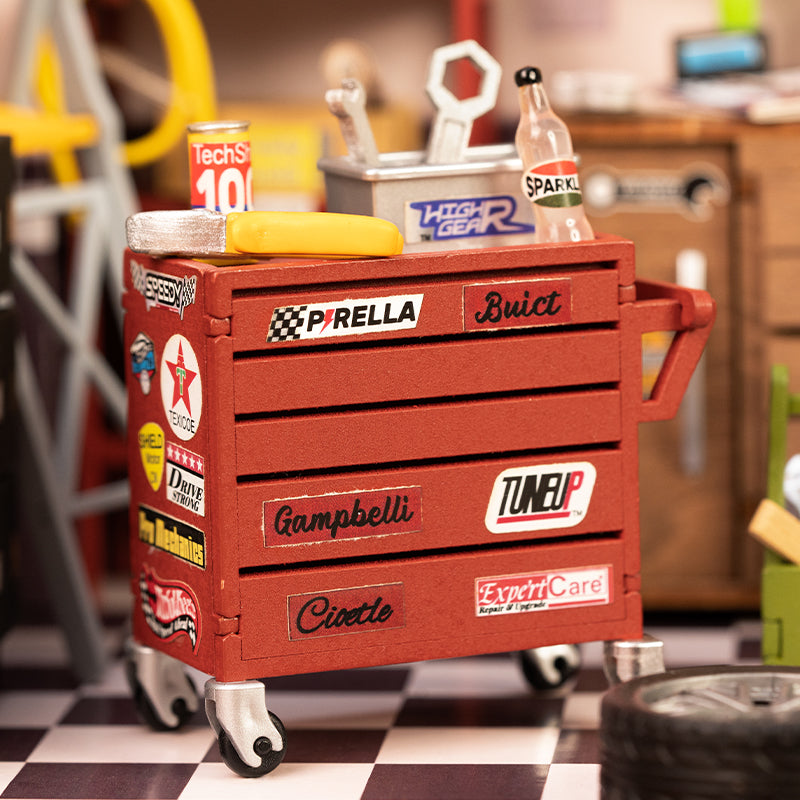 PUZZLE 3D MADERA ROBOTIME - Garage Workshop DG165 🔧🚗