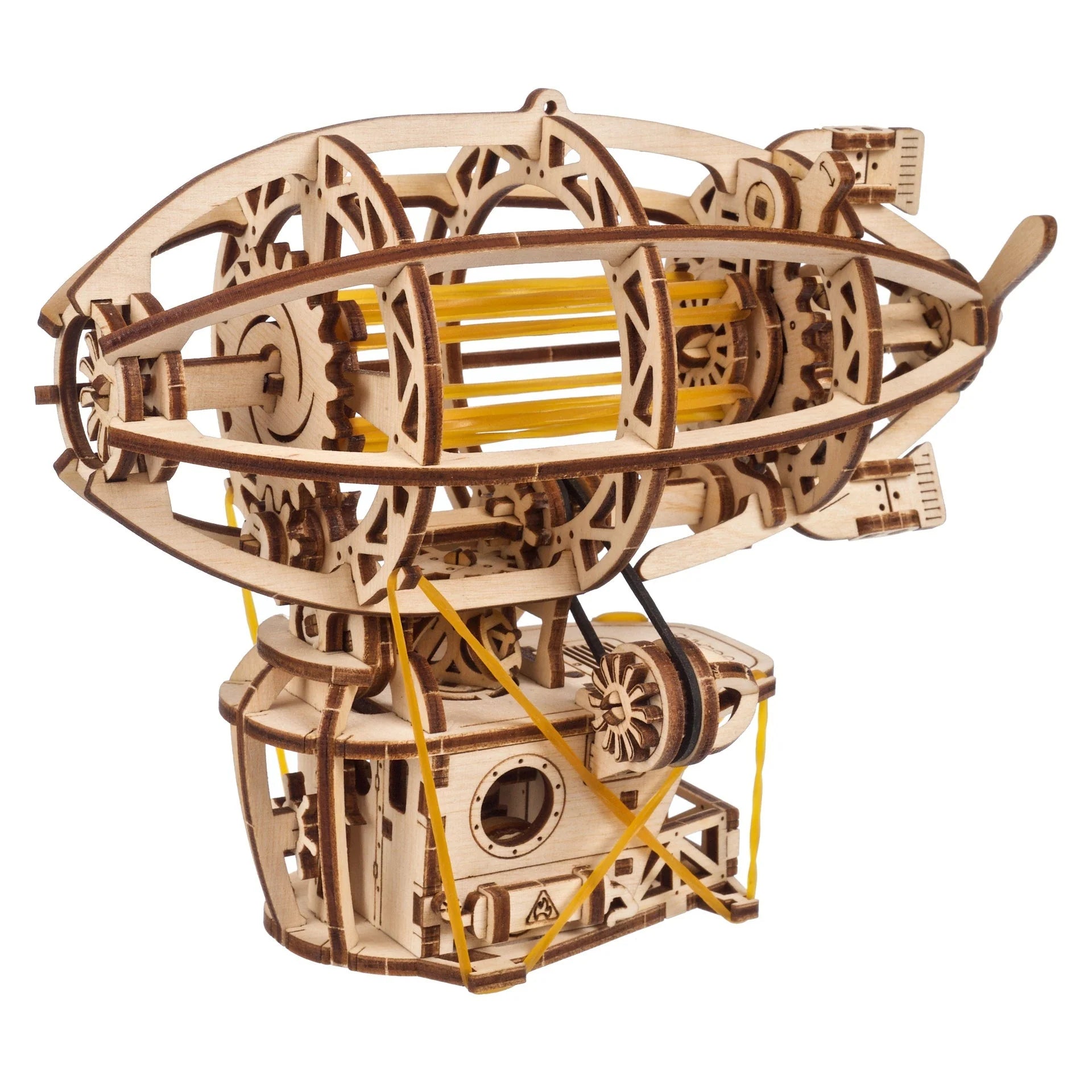 Puzle 3D de madera mecánico UGEARS - Aeronave Steampunk (DIRIGIBLE) ☁️