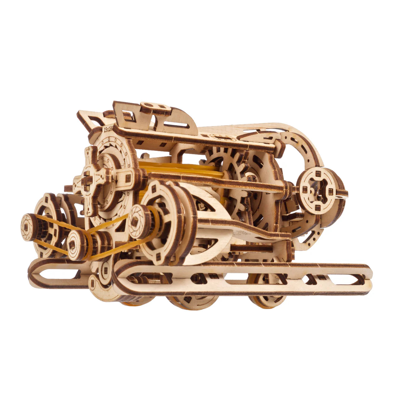 Puzle 3D de madera mecánico UGEARS - Submarino Steampunk ⚓🌊