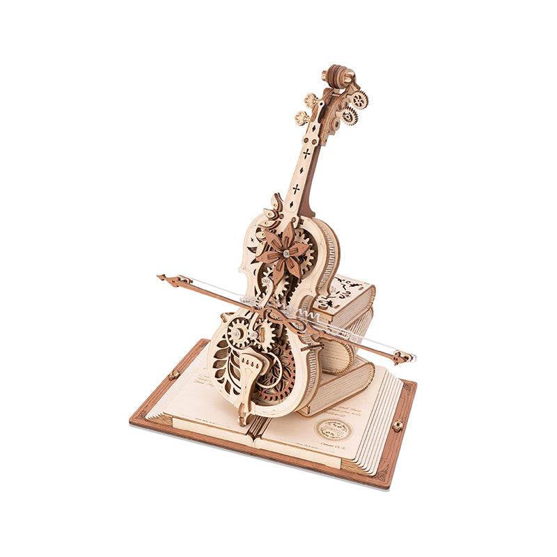 Puzzle 3D madera Robotime- Magic Cello (Cello Mágico)🎵🎻