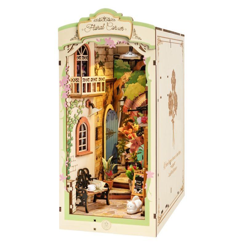 Puzzle 3D miniatura Robotime - Book Nook - Floral Corner TGB09 🌻🌼