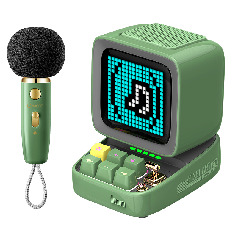 Parlante bluetooth Divoom - DITOO 5 M pixel art y karaoke 👾 🎤