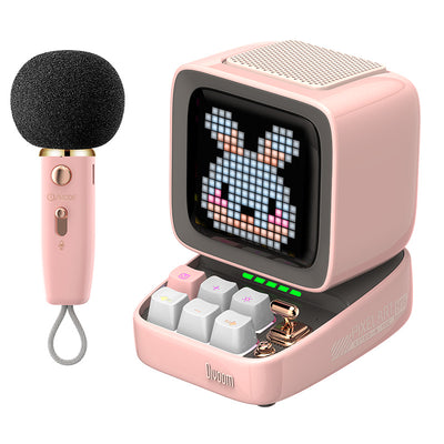 Parlante bluetooth Divoom - DITOO 5 M pixel art y karaoke 👾 🎤