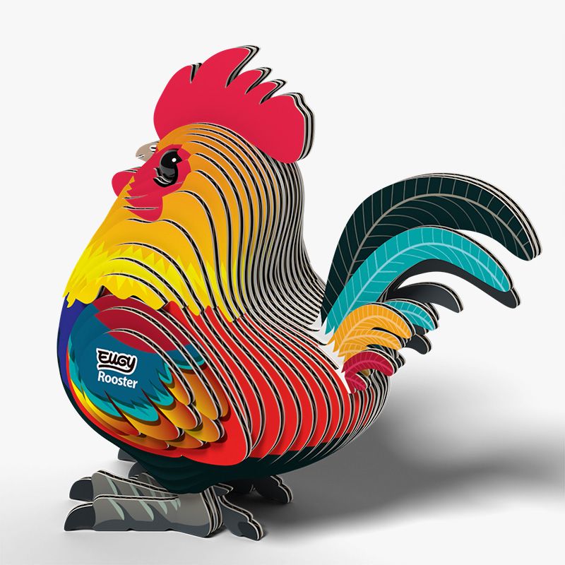 Puzzle 3D Eugy Dodoland- Gallo (Rooster) 🐓