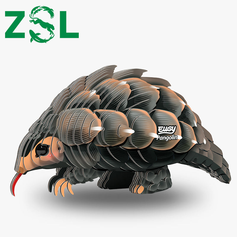 PUZZLE 3D EUGY DODOLAND – PANGOLIN (PANGOLÍN)🐾💚