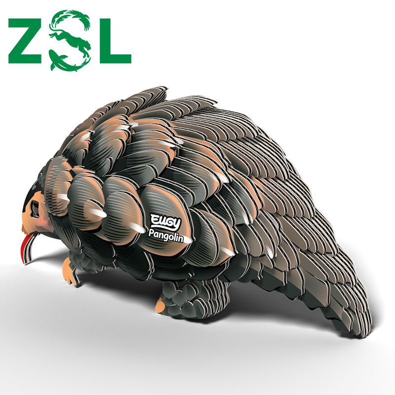 PUZZLE 3D EUGY DODOLAND – PANGOLIN (PANGOLÍN)🐾💚