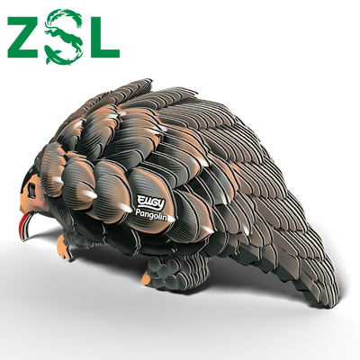 PUZZLE 3D EUGY DODOLAND – PANGOLIN (PANGOLÍN)🐾💚