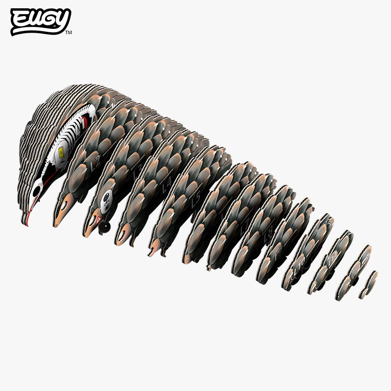 PUZZLE 3D EUGY DODOLAND – PANGOLIN (PANGOLÍN)🐾💚