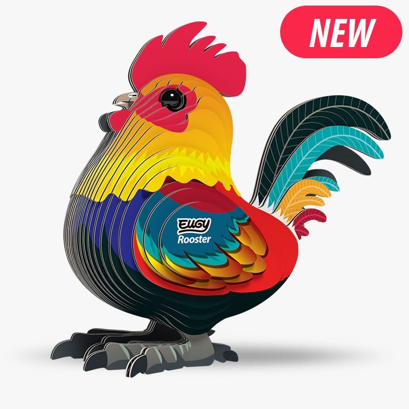 Puzzle 3D Eugy Dodoland- Gallo (Rooster) 🐓