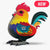 Puzzle 3D Eugy Dodoland- Gallo (Rooster) 🐓