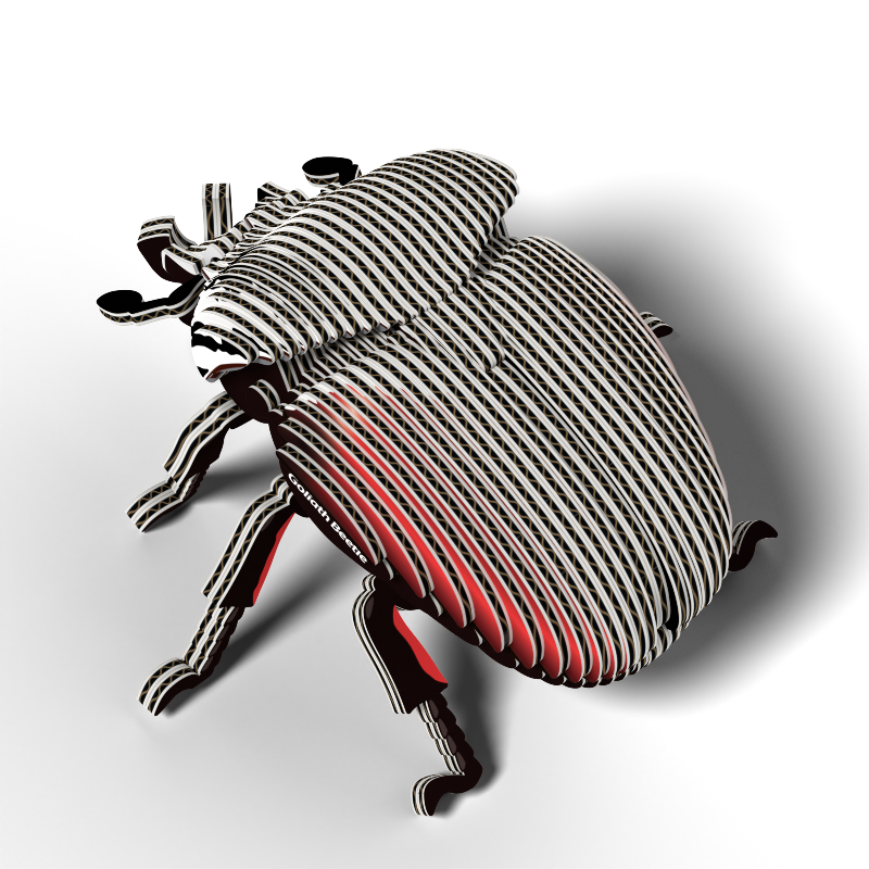 Puzzle 3D Eugy Dodoland - Escarabajo Goliat (Goliath Beetle) 🪲