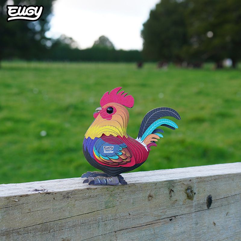Puzzle 3D Eugy Dodoland- Gallo (Rooster) 🐓