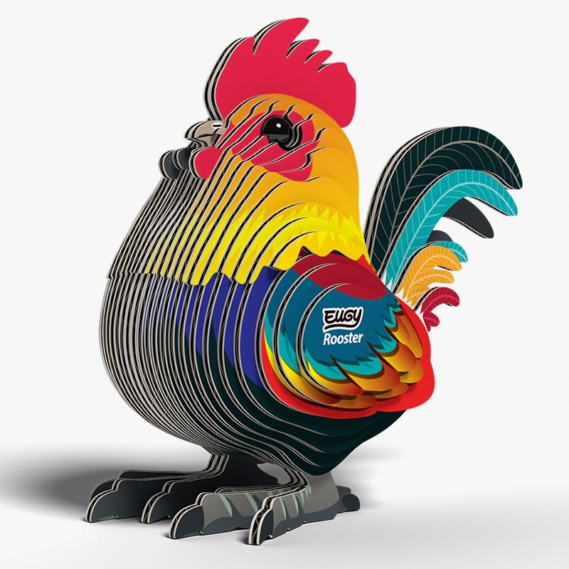 Puzzle 3D Eugy Dodoland- Gallo (Rooster) 🐓