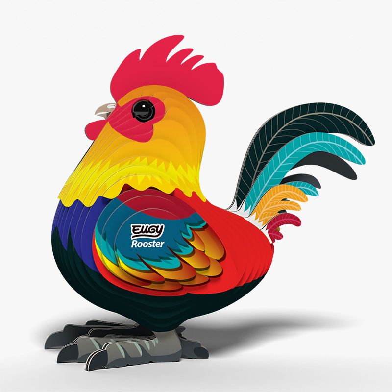 Puzzle 3D Eugy Dodoland- Gallo (Rooster) 🐓