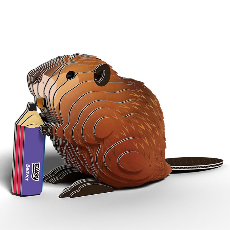 Puzzle 3D Eugy Dodoland- Castor (Beaver) 🦫
