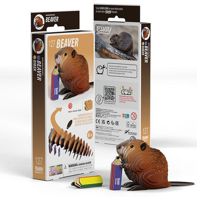Puzzle 3D Eugy Dodoland- Castor (Beaver) 🦫