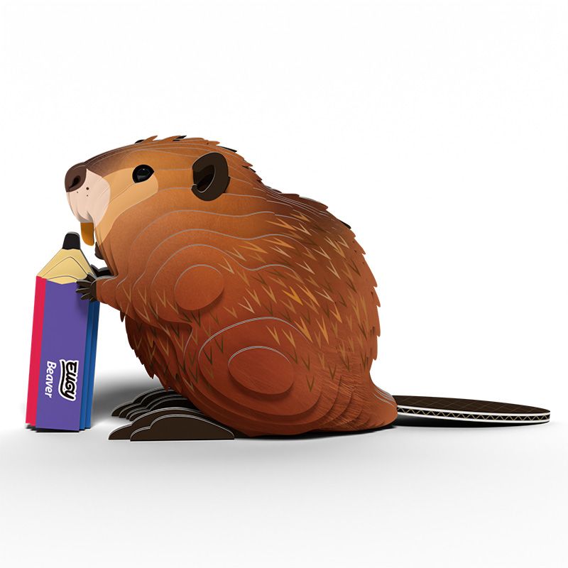 Puzzle 3D Eugy Dodoland- Castor (Beaver) 🦫