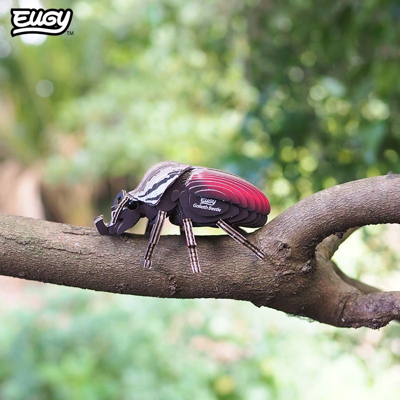 Puzzle 3D Eugy Dodoland - Escarabajo Goliat (Goliath Beetle) 🪲
