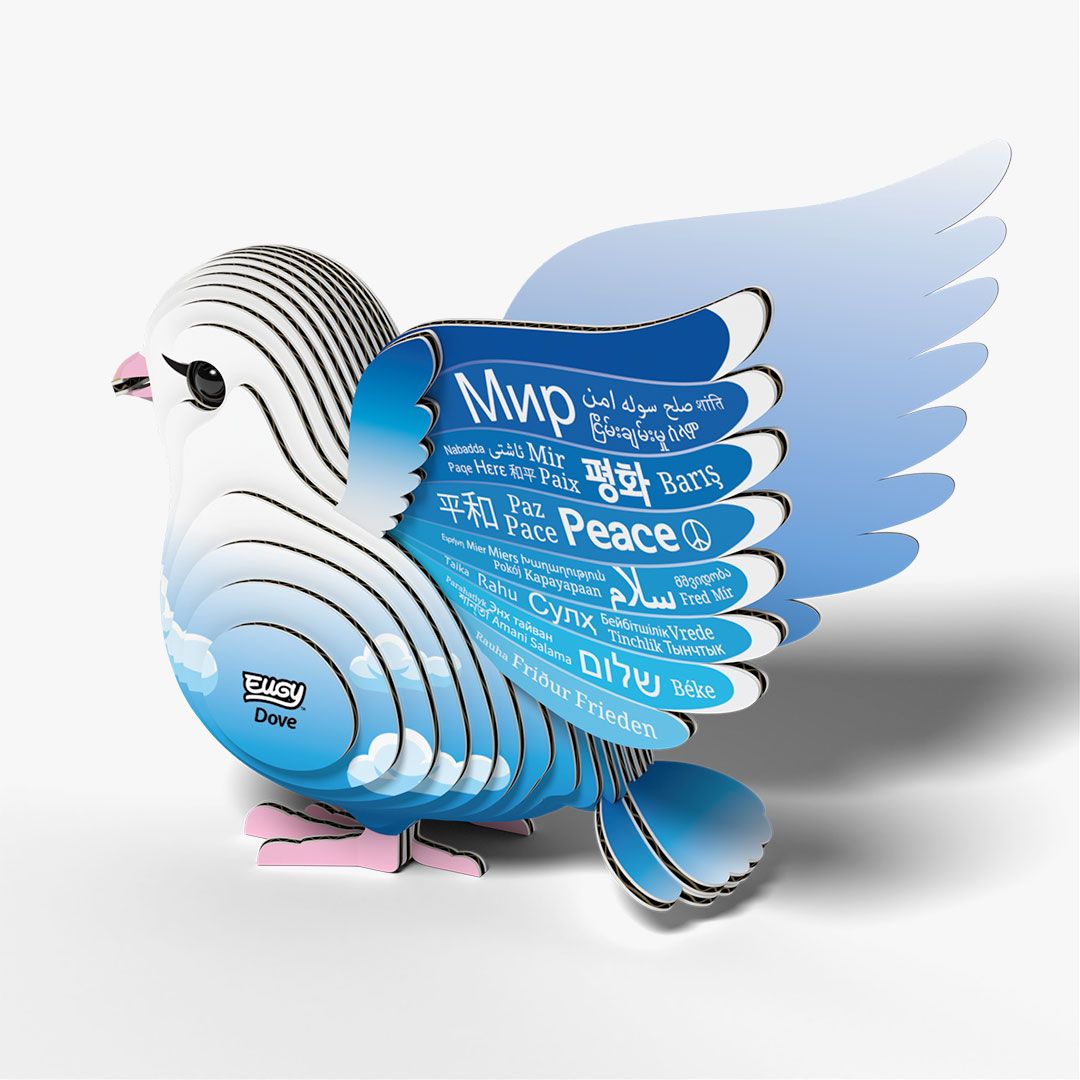 Puzzle 3D Eugy Dodoland- Paloma de la paz (Dove) 🕊️