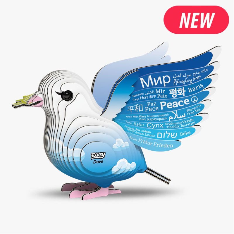 Puzzle 3D Eugy Dodoland- Paloma de la paz (Dove) 🕊️