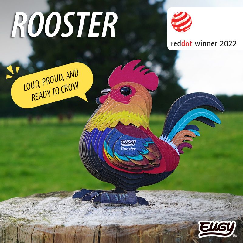 Puzzle 3D Eugy Dodoland- Gallo (Rooster) 🐓