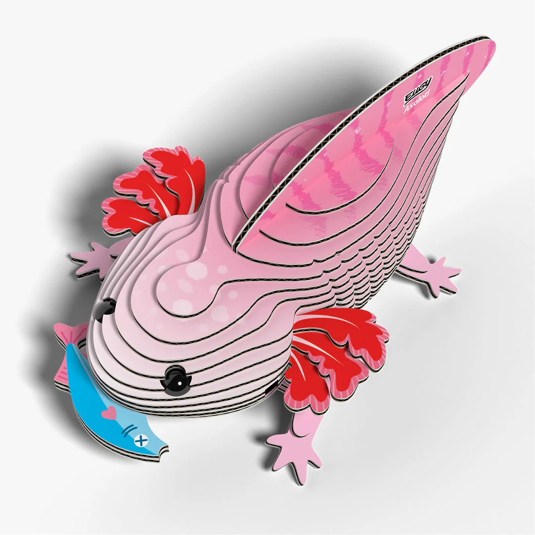 Puzzle 3D Eugy Dodoland - Axolotl (Ajolote) ᓬ(•ᴗ•)ᕒ