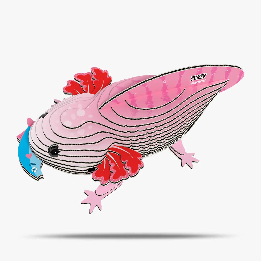 Puzzle 3D Eugy Dodoland - Axolotl (Ajolote) ᓬ(•ᴗ•)ᕒ