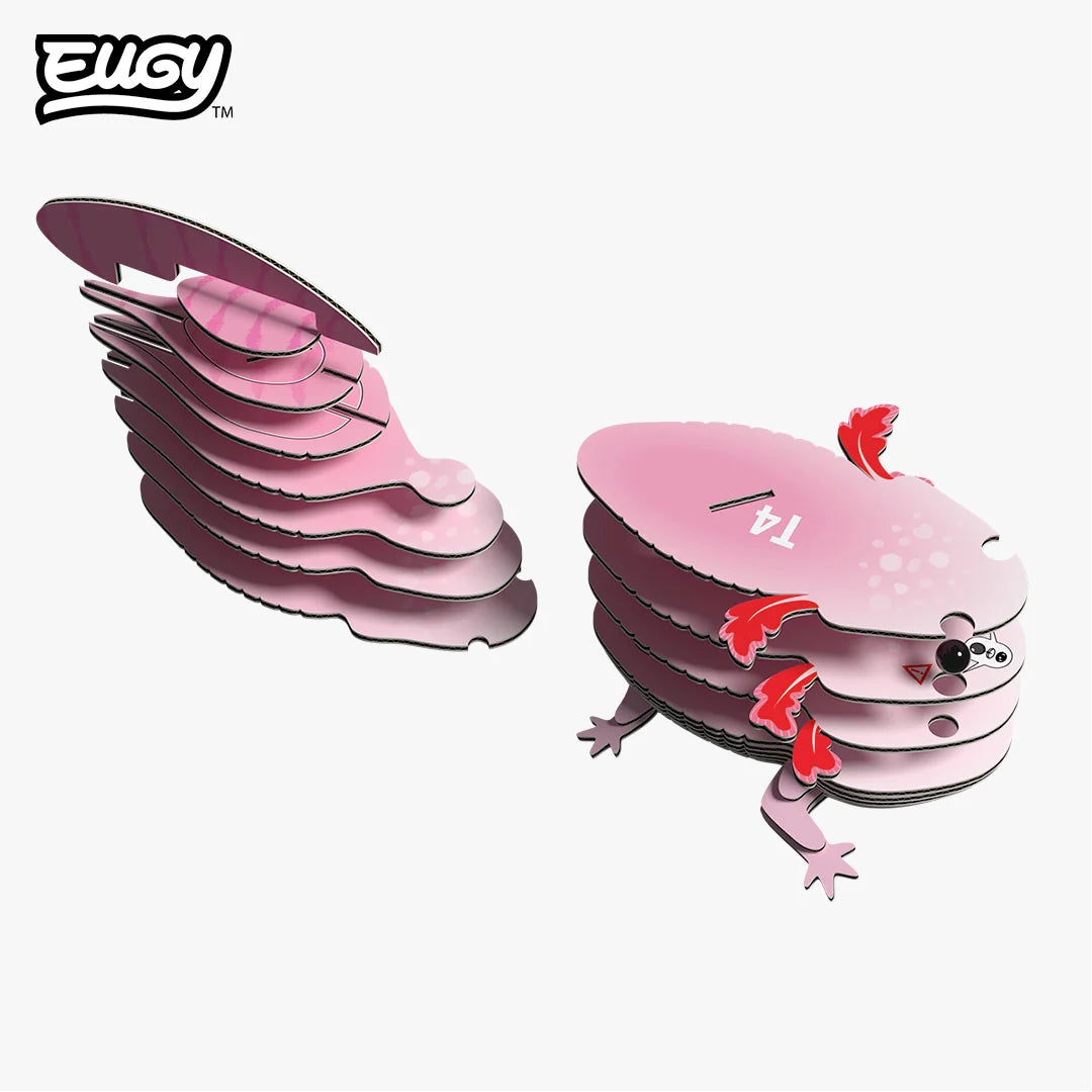 Puzzle 3D Eugy Dodoland - Axolotl (Ajolote) ᓬ(•ᴗ•)ᕒ