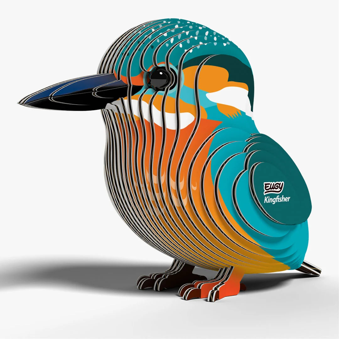 Puzzle 3D Eugy Dodoland - Kingfisher (Martín Pescador) 🎣