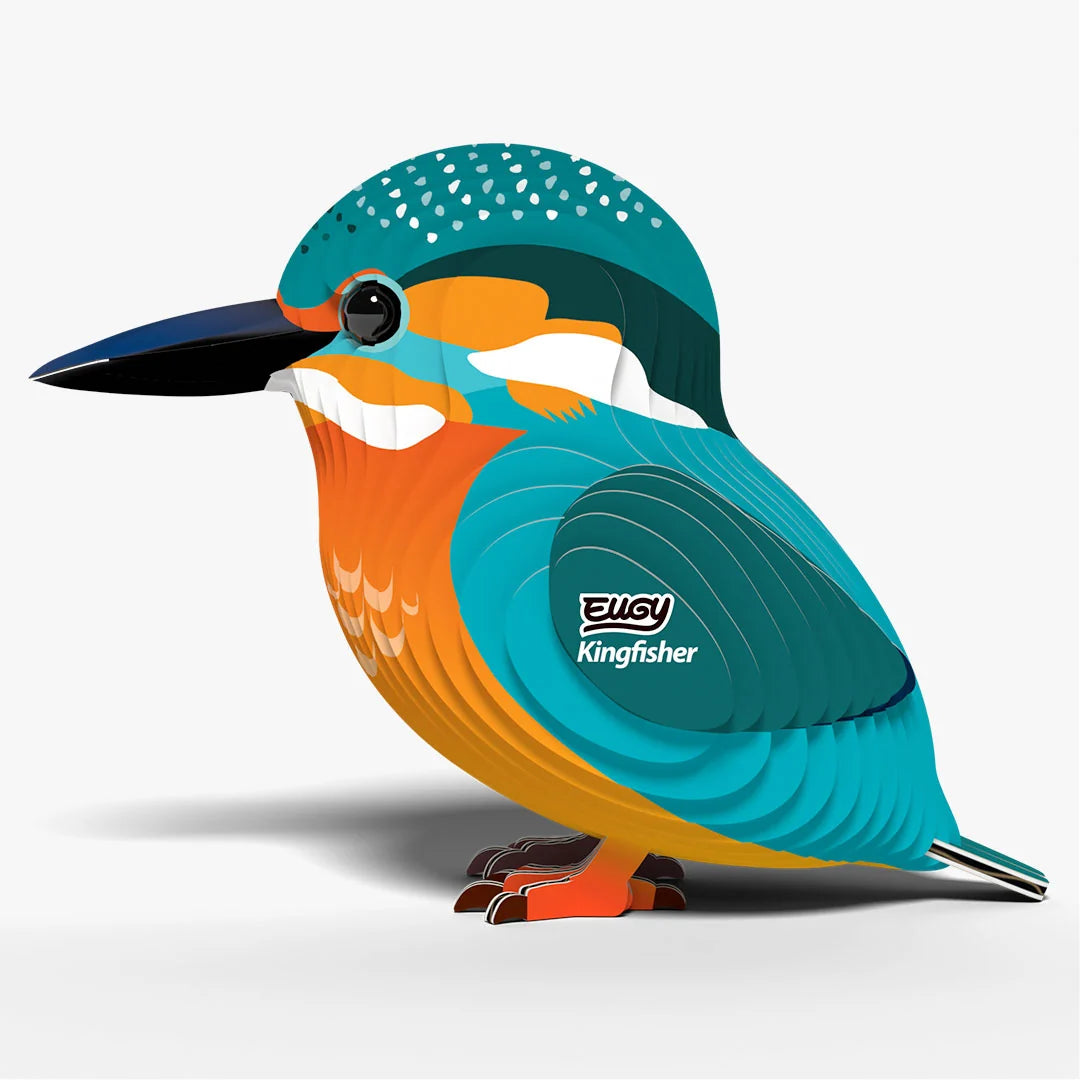 Puzzle 3D Eugy Dodoland - Kingfisher (Martín Pescador) 🎣