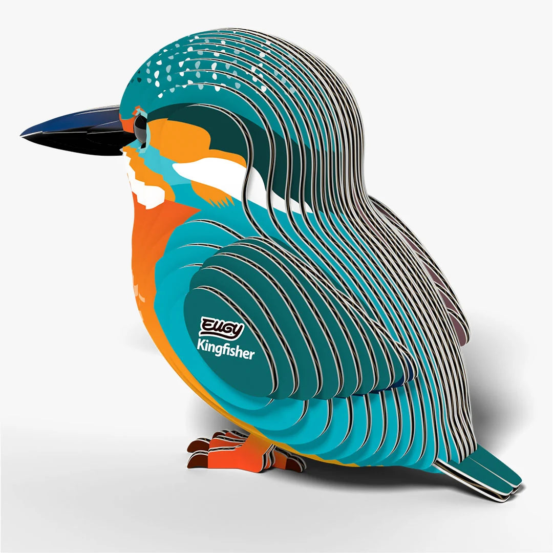 Puzzle 3D Eugy Dodoland - Kingfisher (Martín Pescador) 🎣