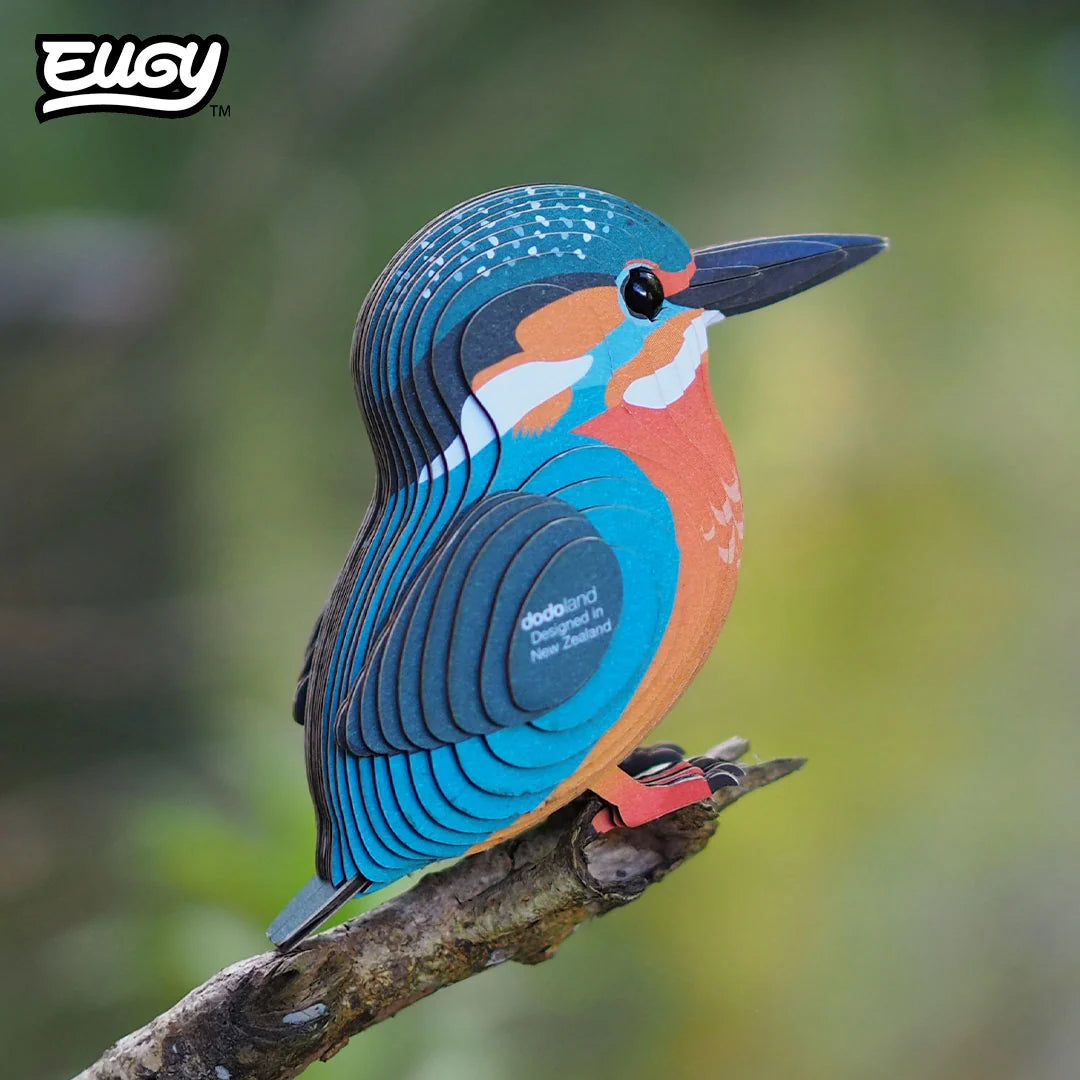 Puzzle 3D Eugy Dodoland - Kingfisher (Martín Pescador) 🎣