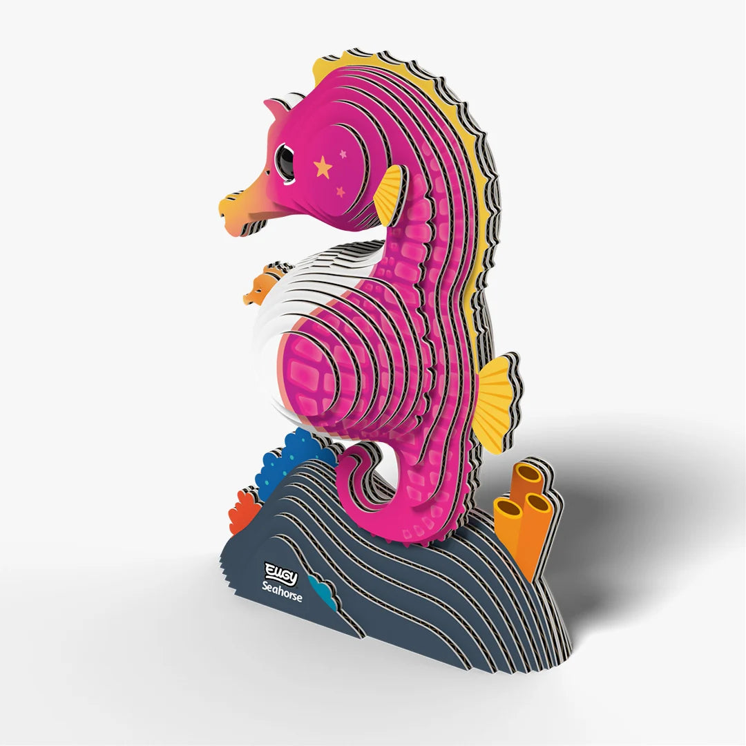 Puzzle 3D Eugy Dodoland - Seahorse (Caballito de Mar) 🌊🐴