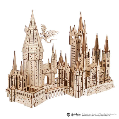 Puzle 3D de madera- Castillo de Hogwarts- Ugears (Linea Harry Potter) ⚡👓
