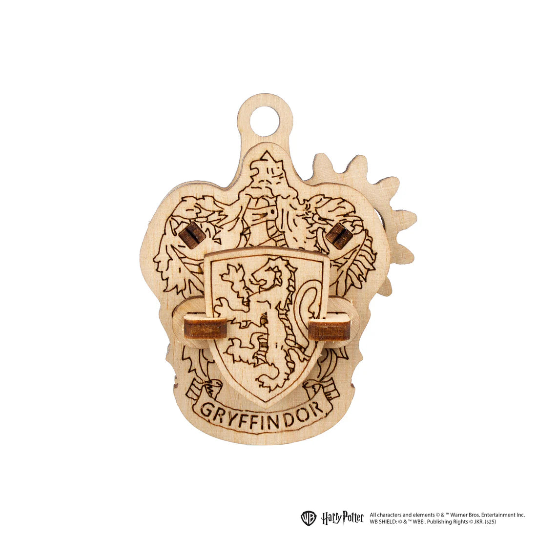 Puzle 3D de madera- Ufidfet Insignias Hogwarts - Ugears (Linea Harry Potter) ⚡👓
