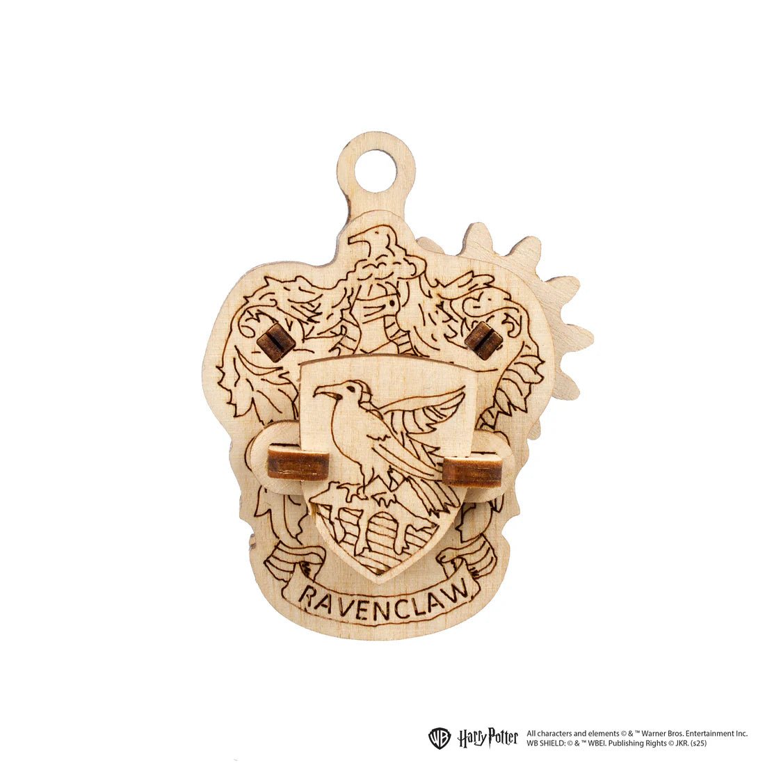 Puzle 3D de madera- Ufidfet Insignias Hogwarts - Ugears (Linea Harry Potter) ⚡👓