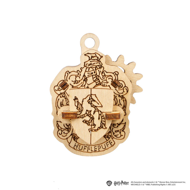 Puzle 3D de madera- Insignias Hogwarts - Ugears (Linea Harry Potter) ⚡👓
